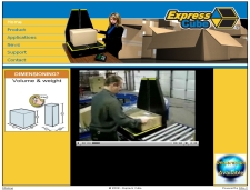 De website van Express Cube